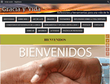 Tablet Screenshot of graciayvida.com